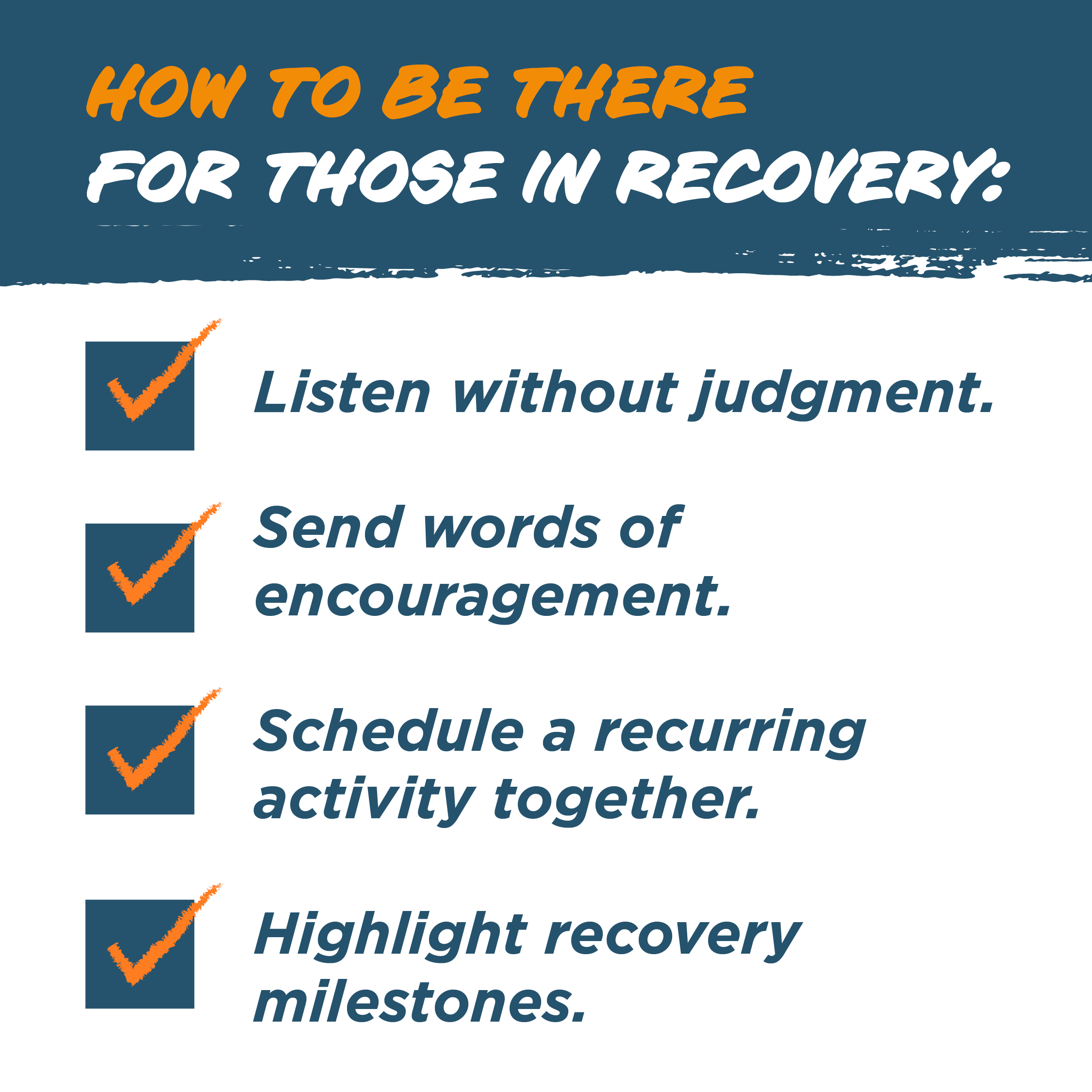 Be There for Someone in Recovery Graphic 1